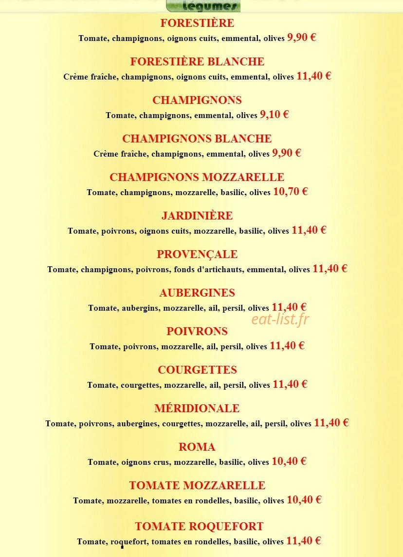 La Flambée — carte page 8