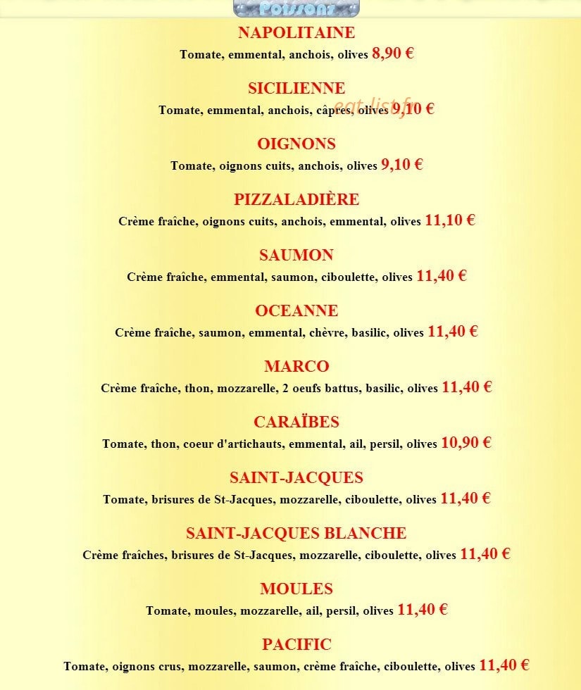 La Flambée — carte page 5