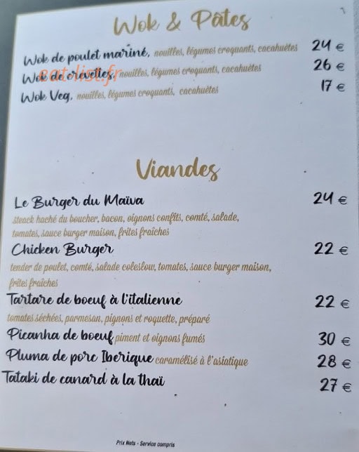 Le Maïva — carte page 1