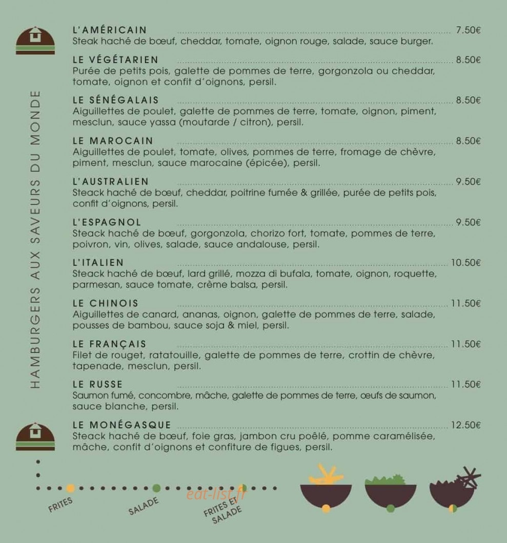 Le Plan Burger — carte page 2