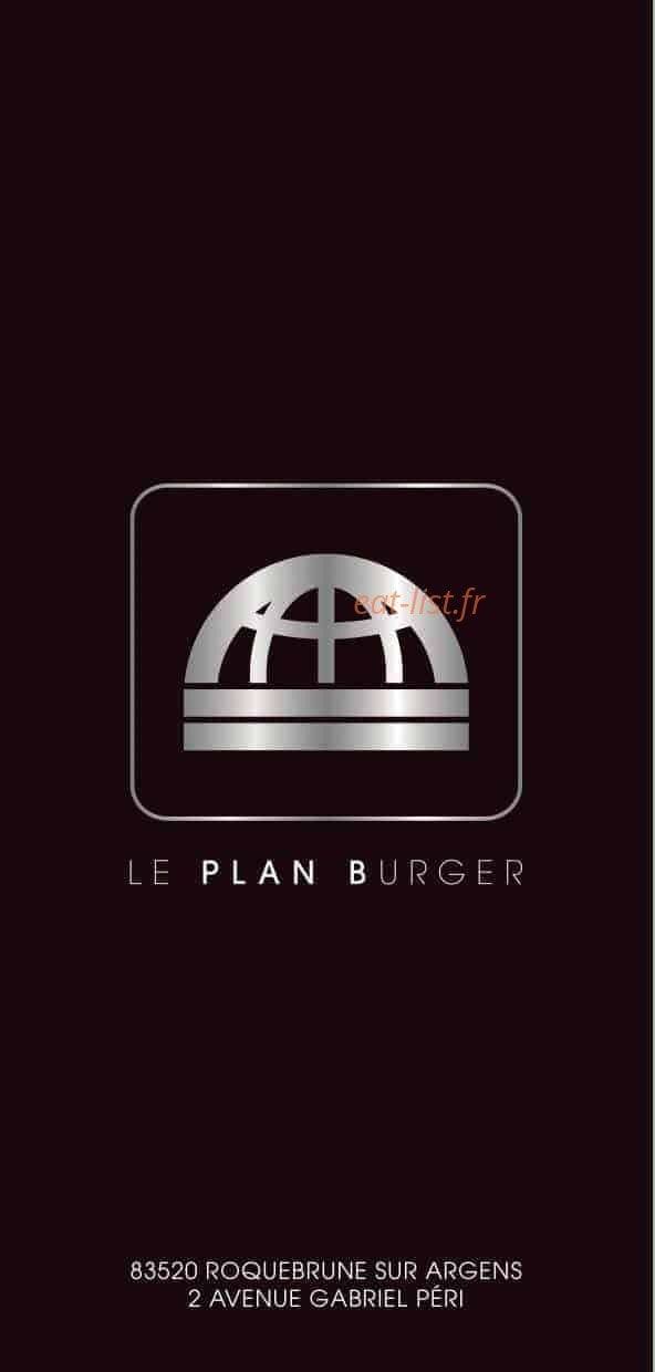 Le Plan Burger — carte page 1
