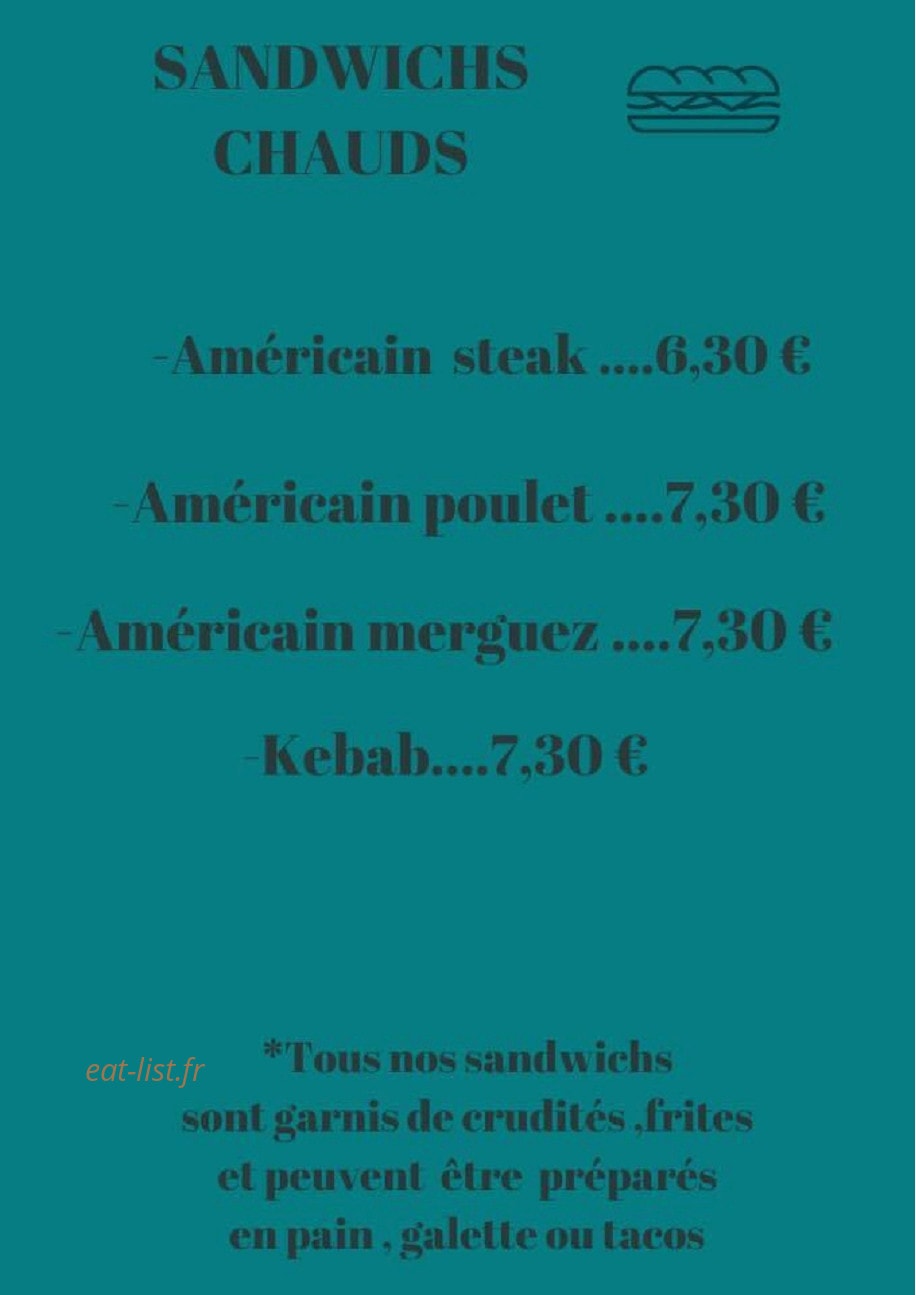 Snack Du Rocher — carte page 4
