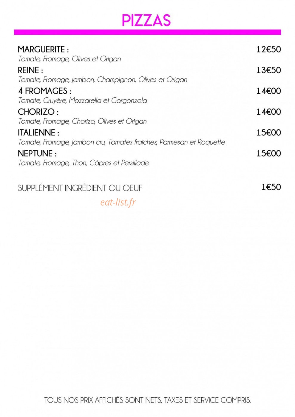 Tee Time — carte page 3