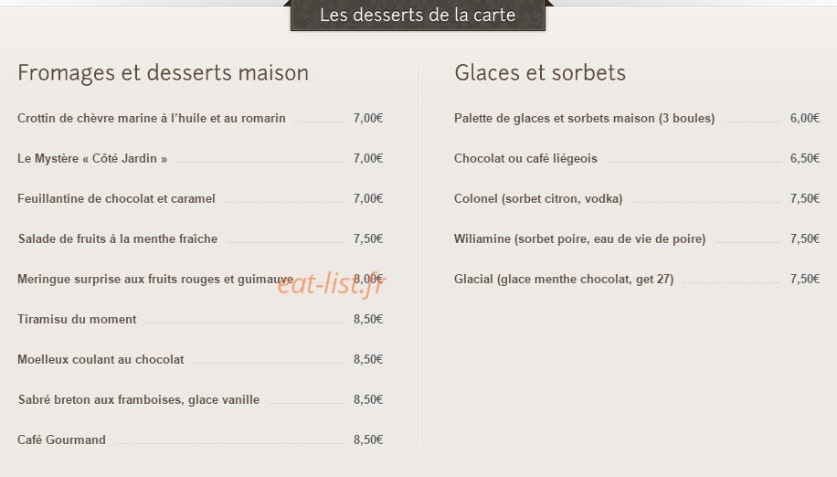 Côté Jardin — carte page 4