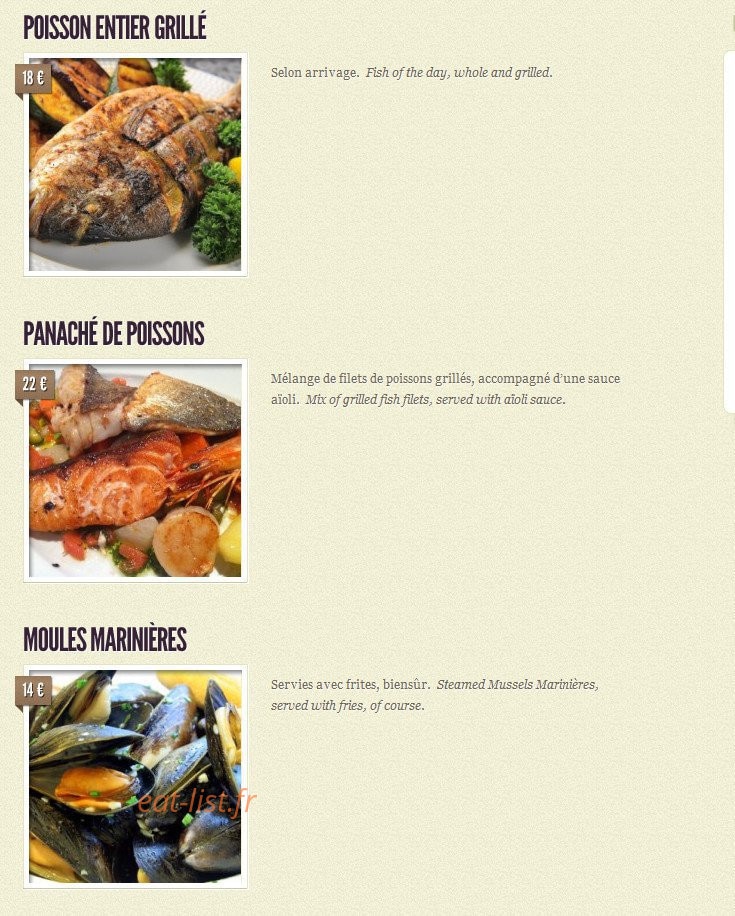 La Galère — carte page 10