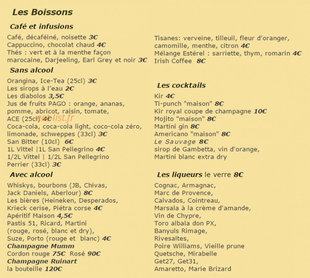 Villa Matuzia — carte page 6