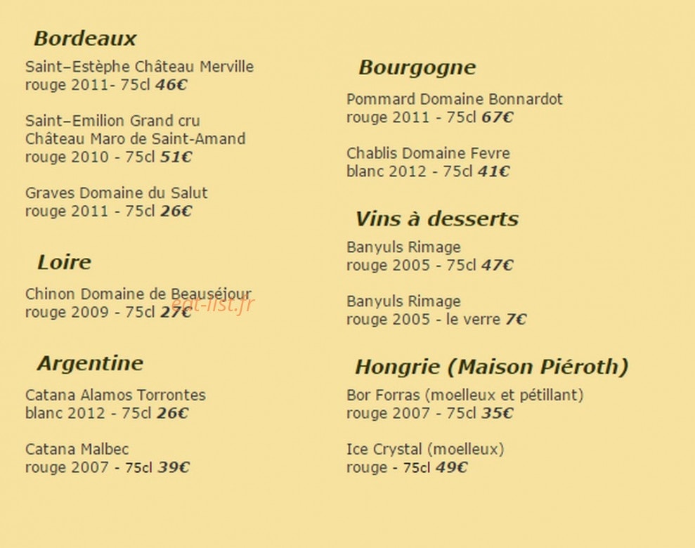 Villa Matuzia — carte page 10