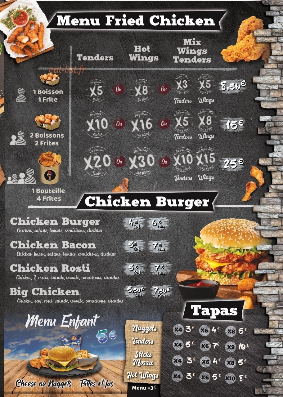 Beak Spicy — carte page 3