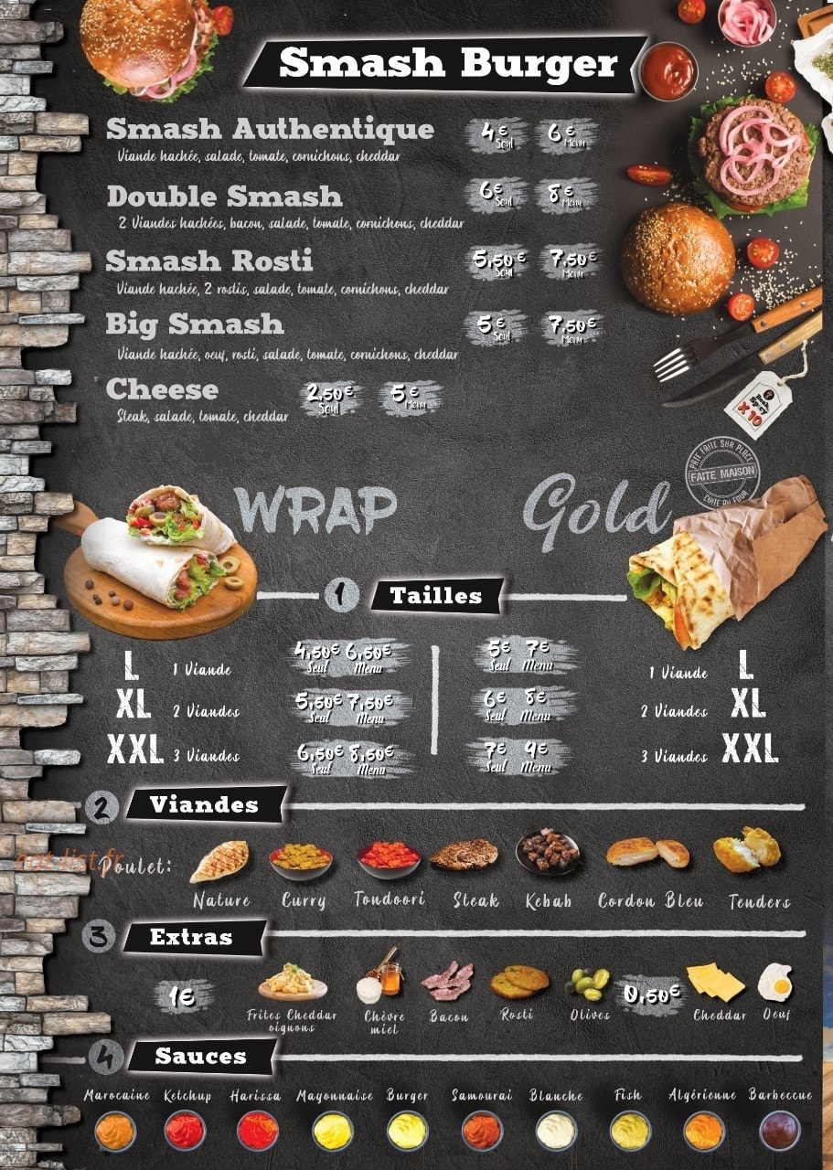 Beak Spicy — carte page 2