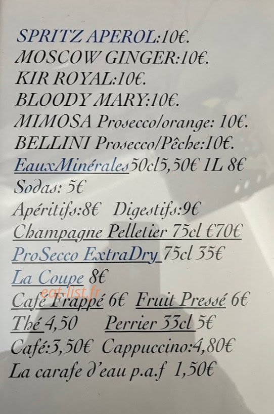 Le Relais Des Calanques — carte page 5