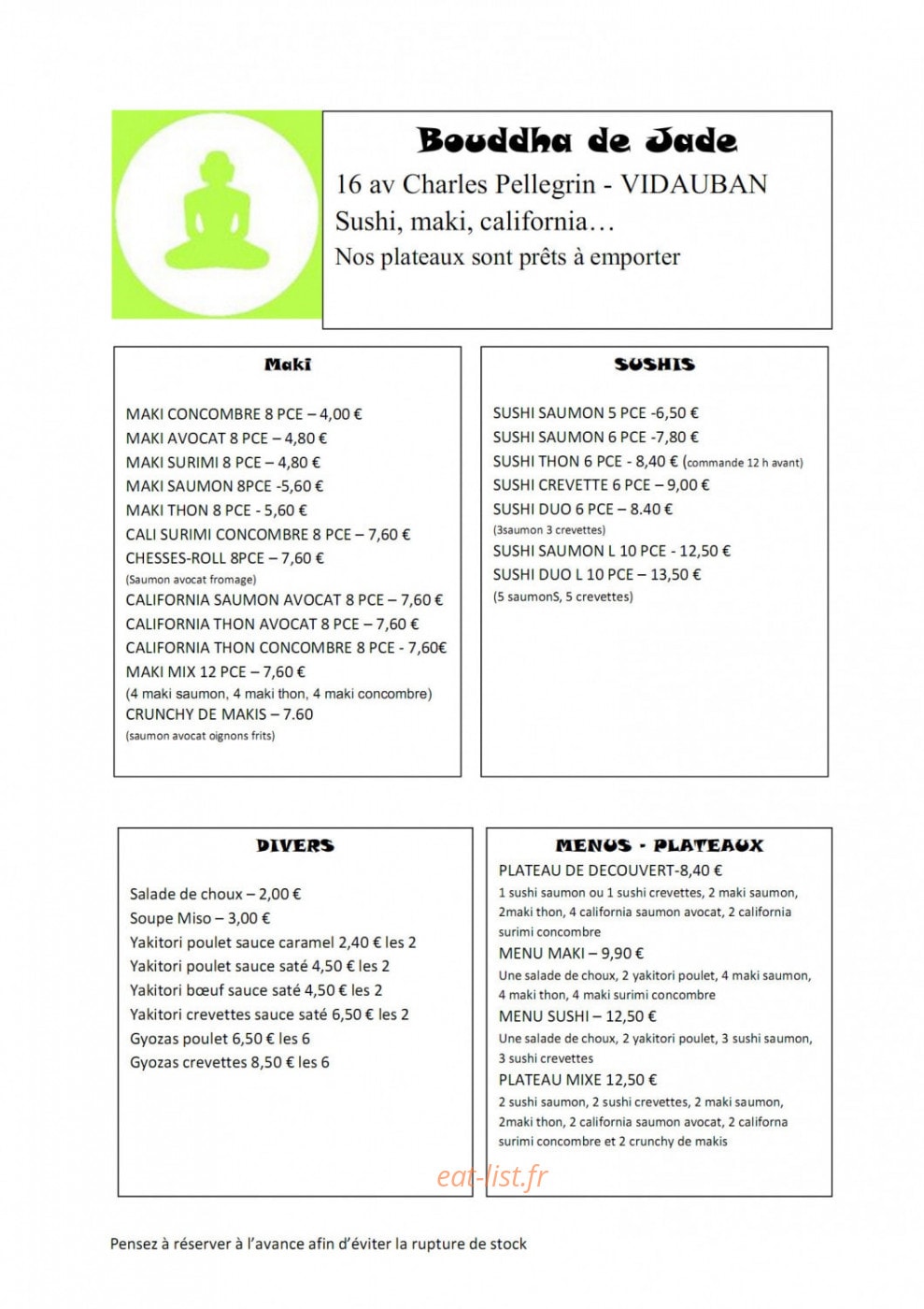 Bouddha de Jade — carte page 7