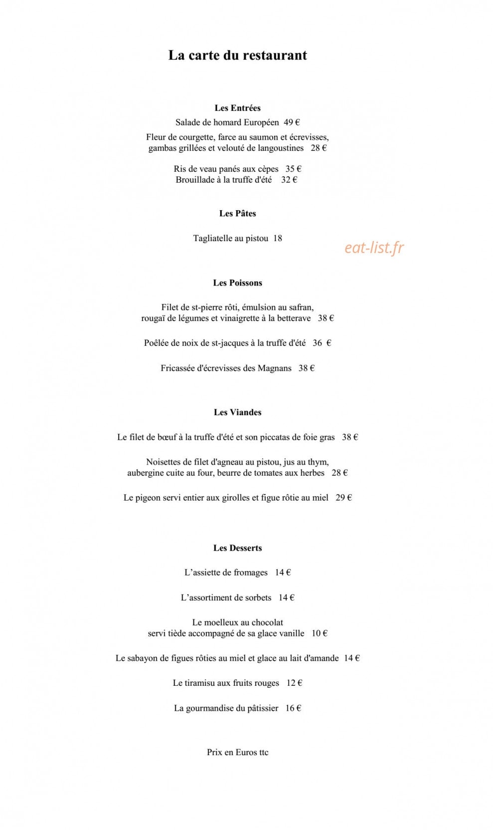 La bastide des Magnans — carte page 1