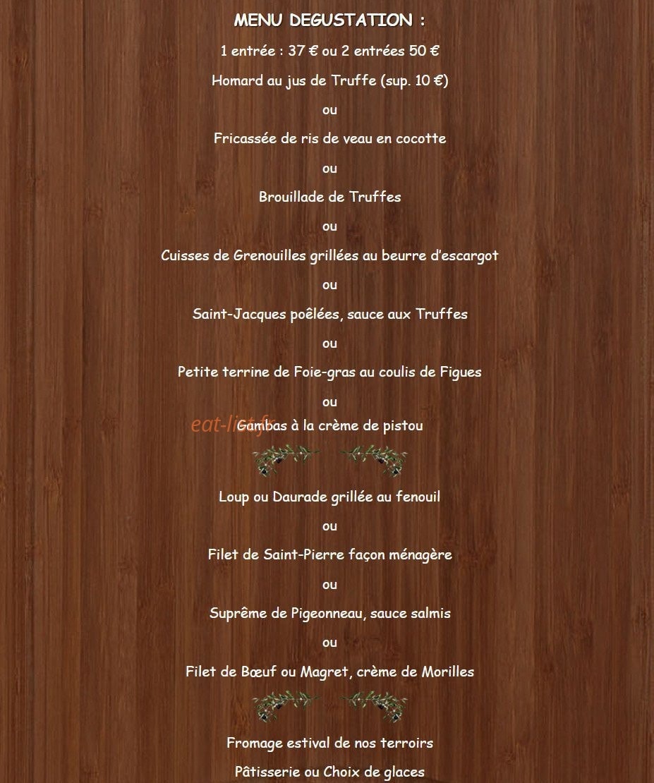 La Bergerie Provençale — carte page 3