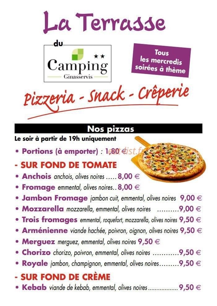 La Terrasse — carte page 1