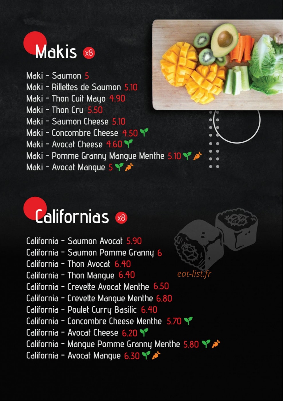 Le Saké Bon — carte page 2