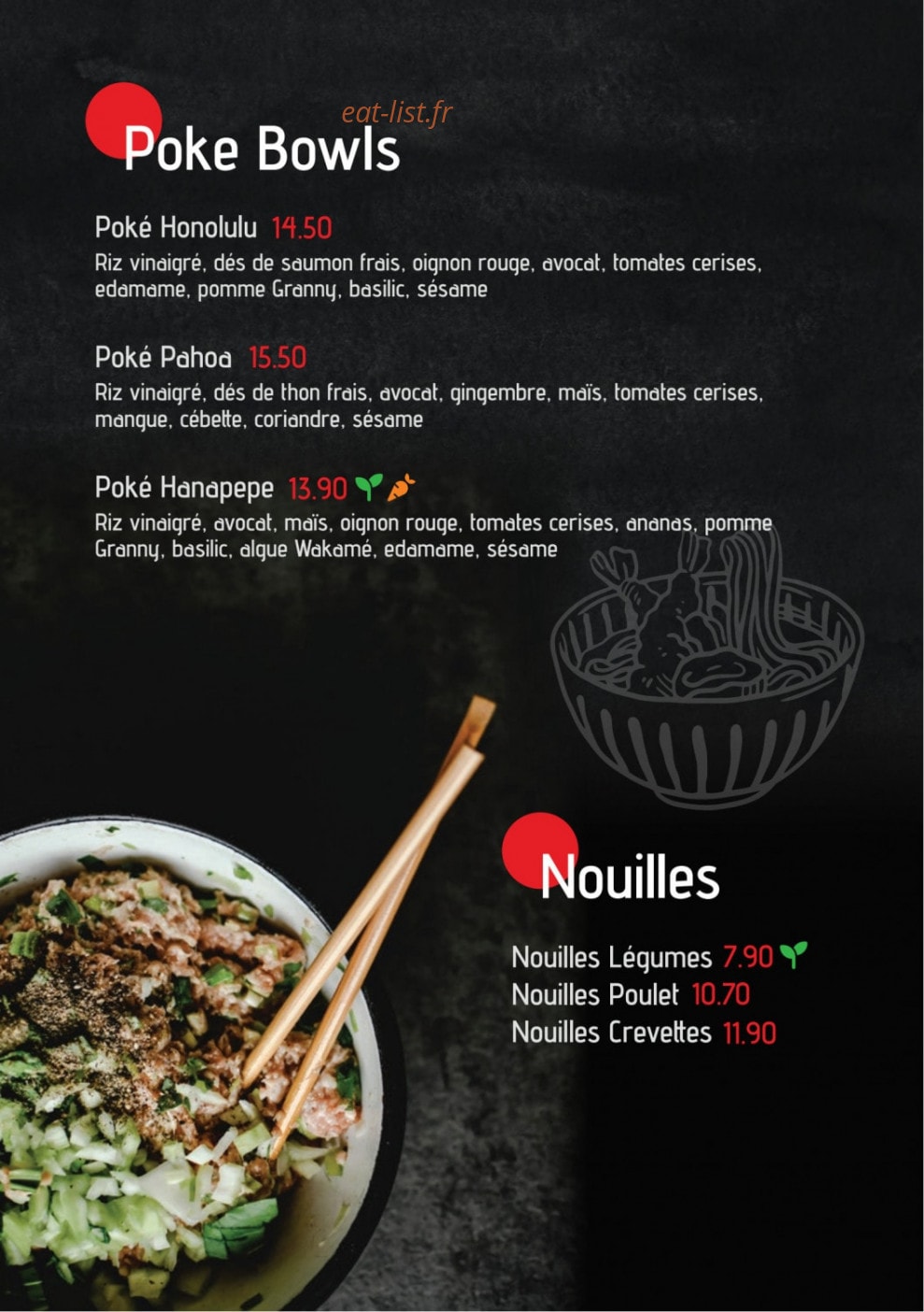 Le Saké Bon — carte page 8
