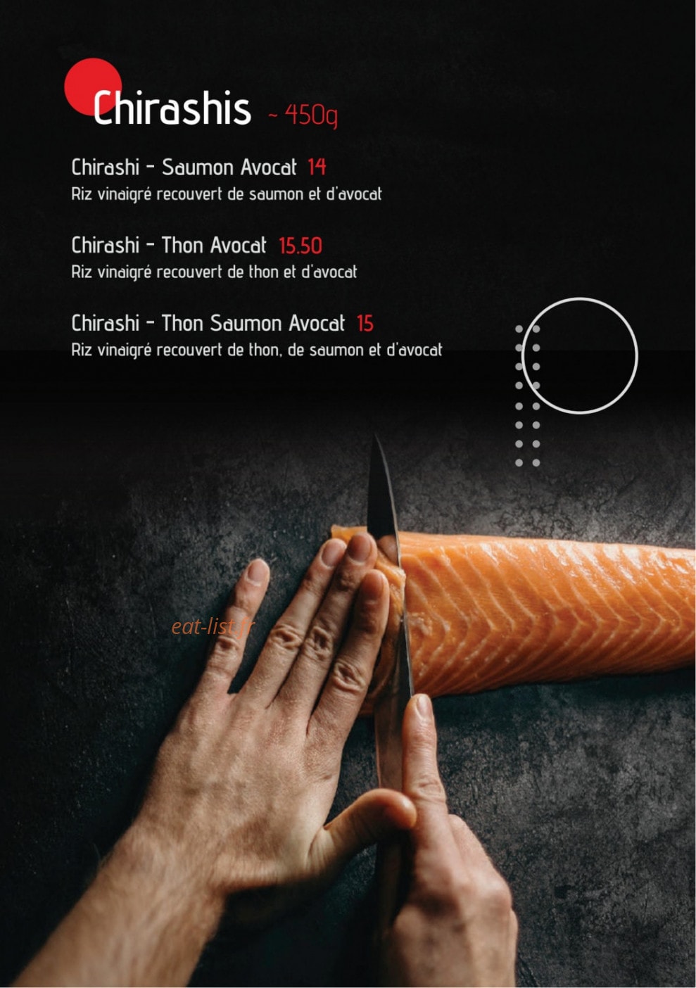 Le Saké Bon — carte page 7