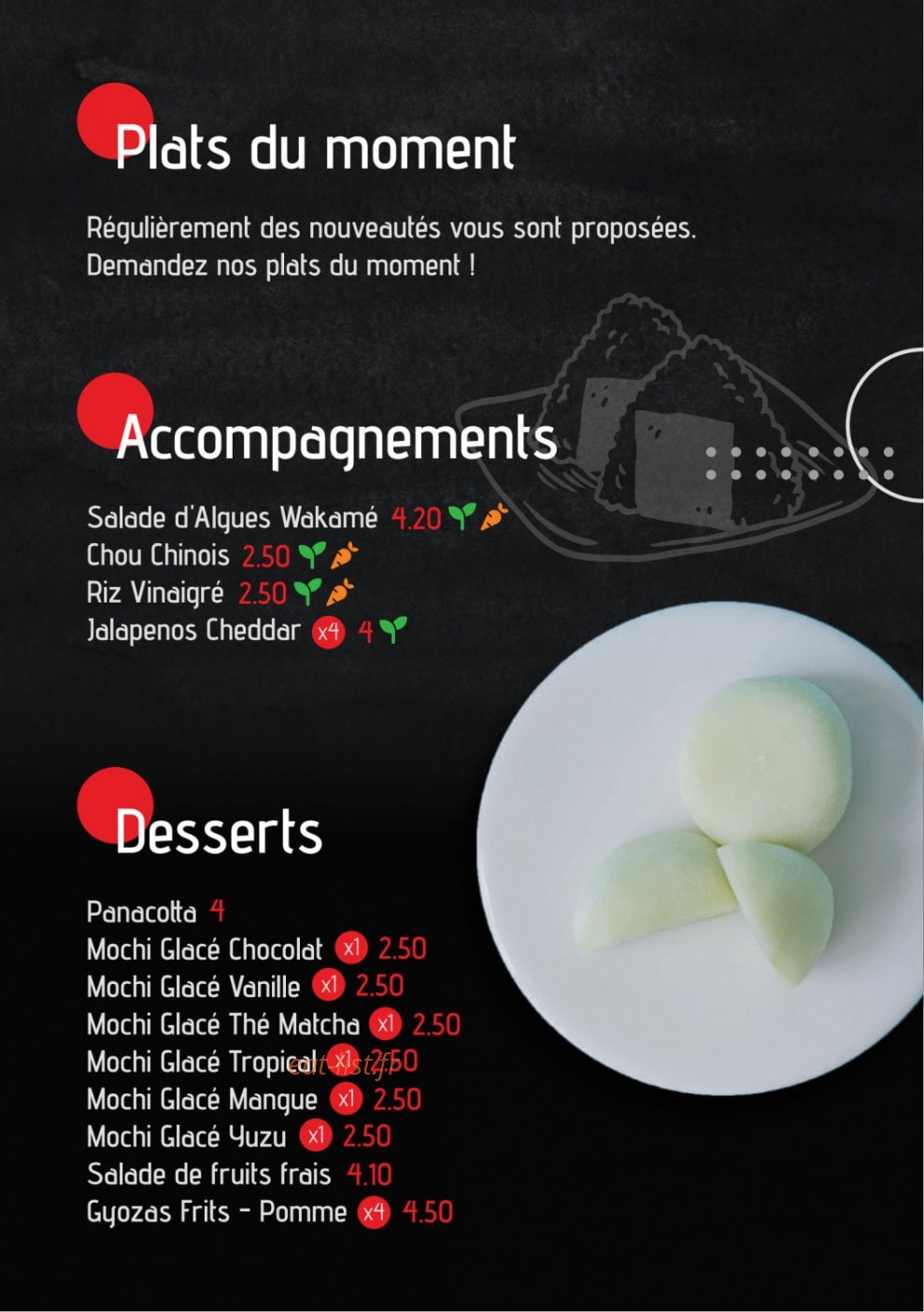 Le Saké Bon — carte page 11