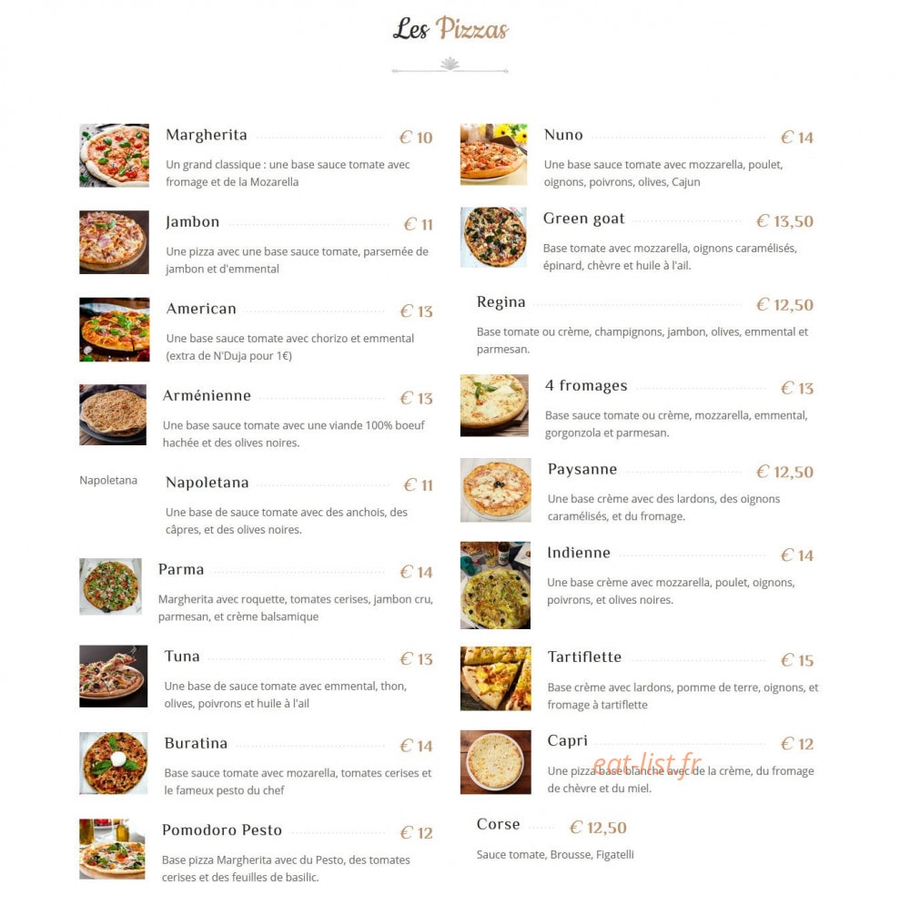 Sulla Pasta — carte page 4