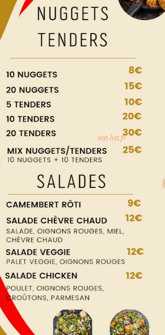 Grill House — carte page 1
