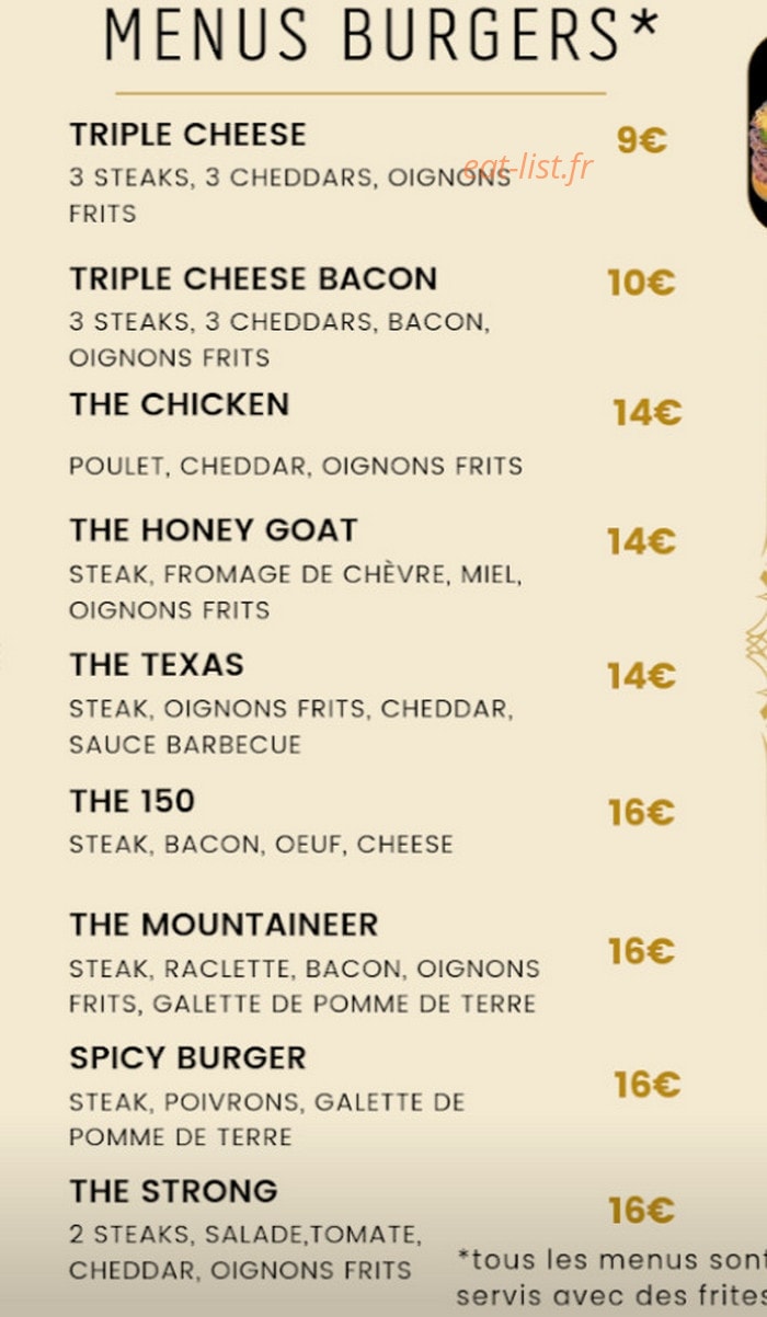 Grill House — carte page 2