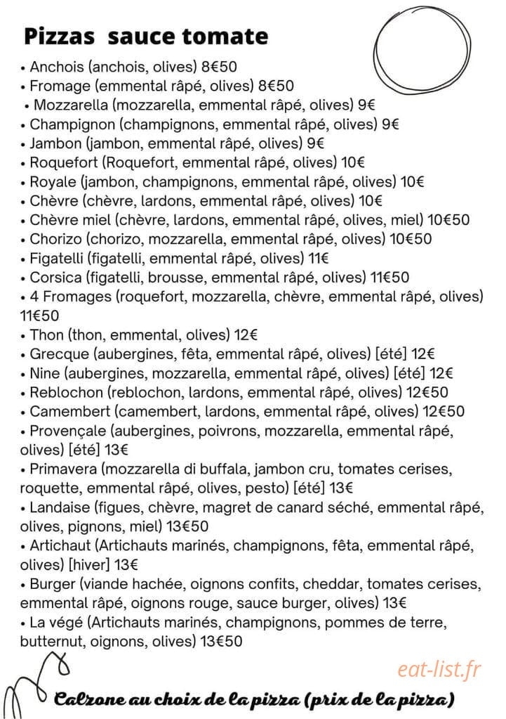 Chez Pepe — carte page 2