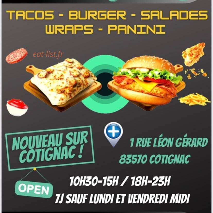 Coti'tacos burger — carte page 4