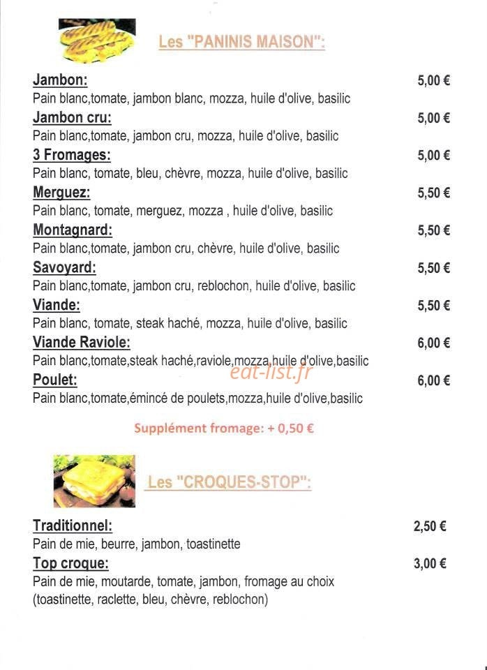 La Tarente — carte page 3