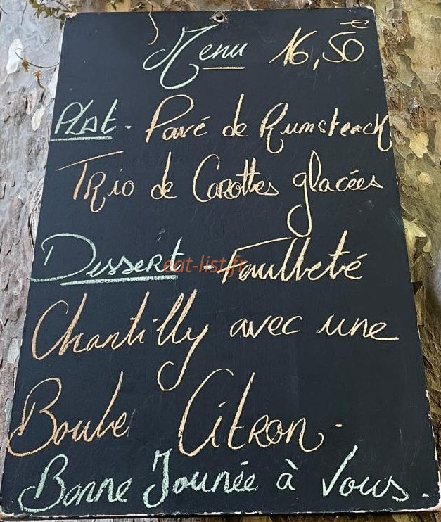 Modern Bar — carte page 1
