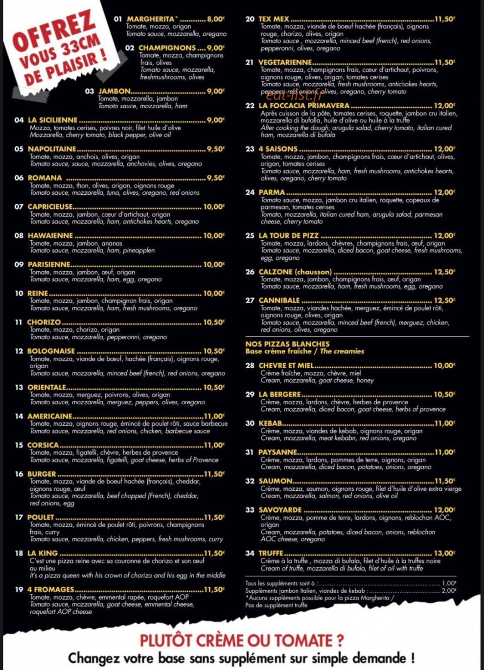 La Tour De Pizz — carte page 1