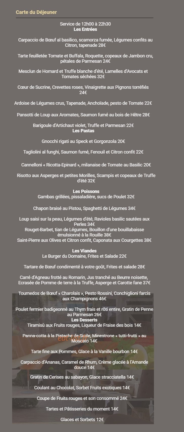 Le Domaine De L'astragale — carte page 1