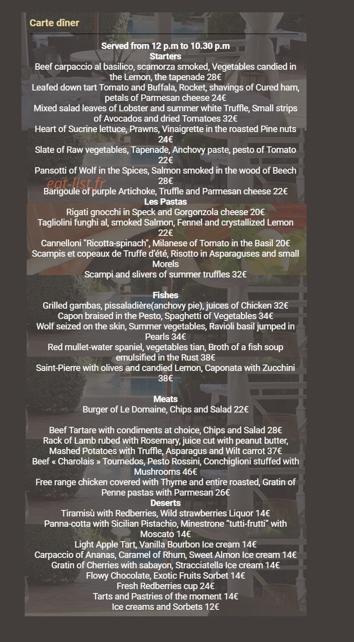 Le Domaine De L'astragale — carte page 2