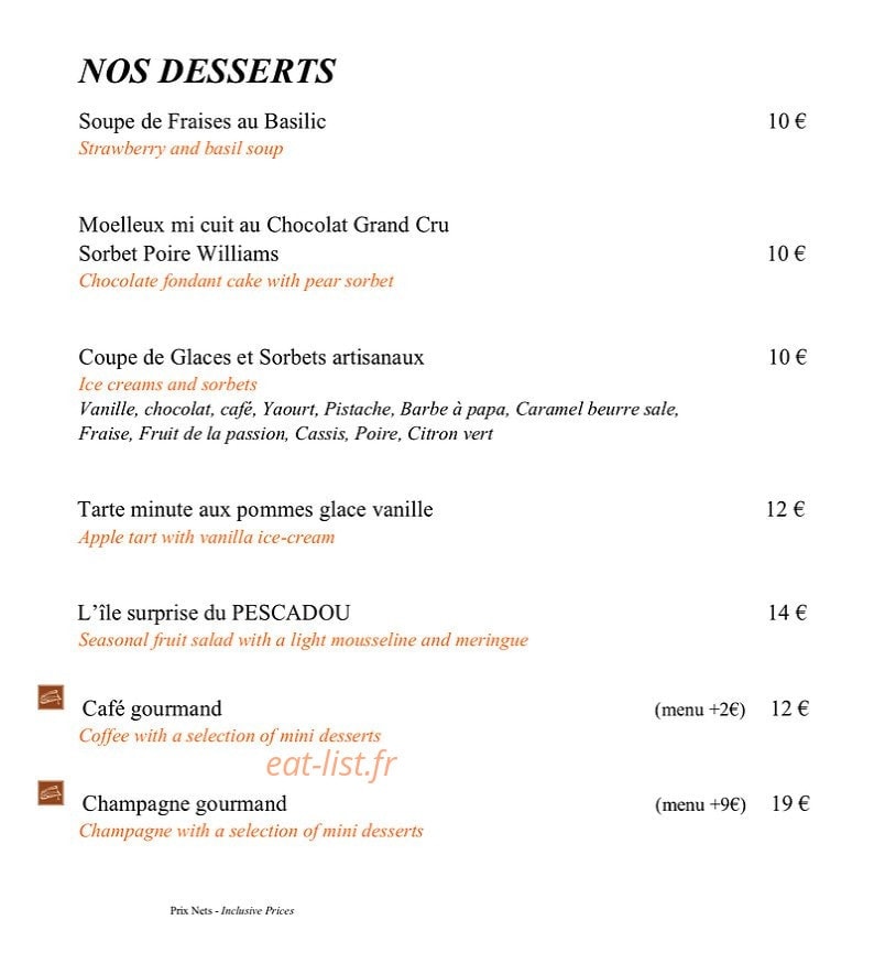 Le Pescadou — carte page 3
