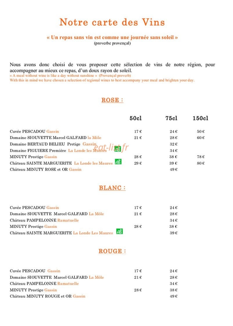 Le Pescadou — carte page 5