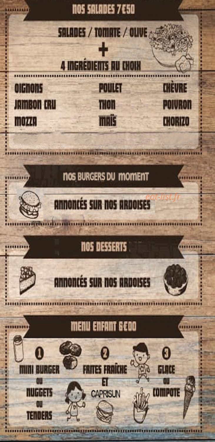 la Cave aux Burgers — carte page 3