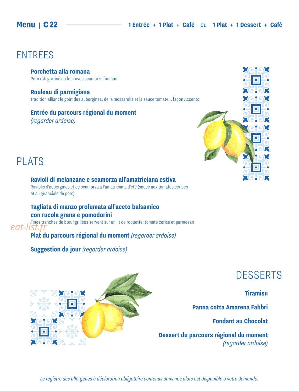 Accento — carte page 3