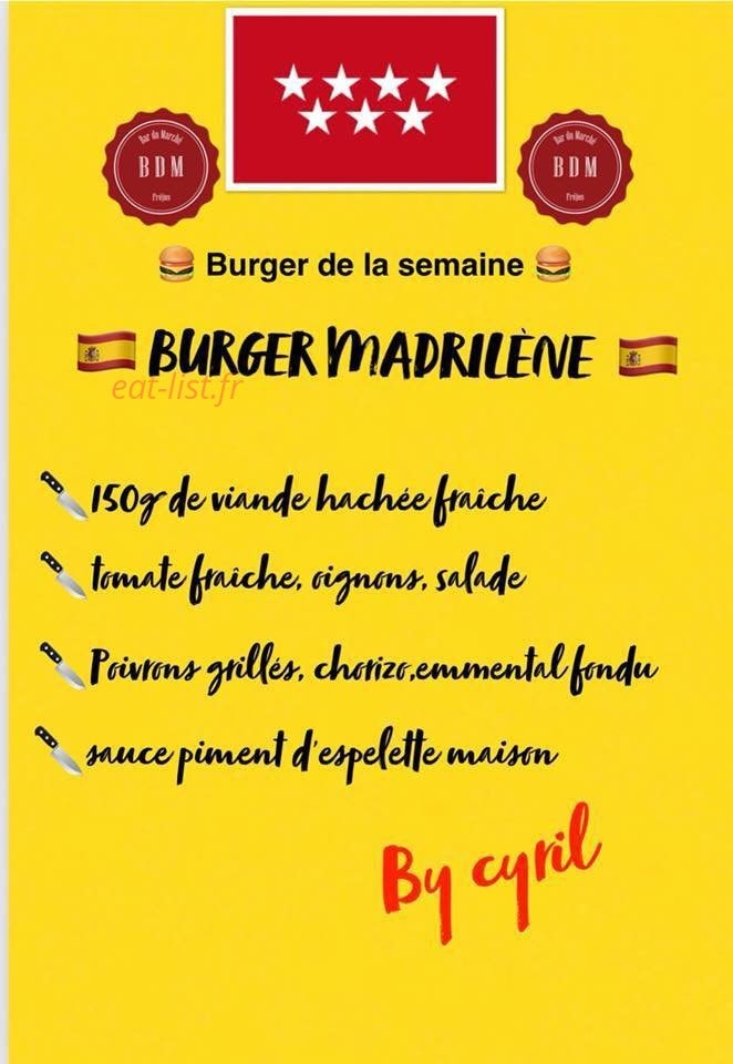 Bar du marché — carte page 7