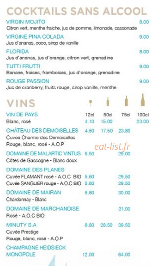 Bleu & Blanc — carte page 10