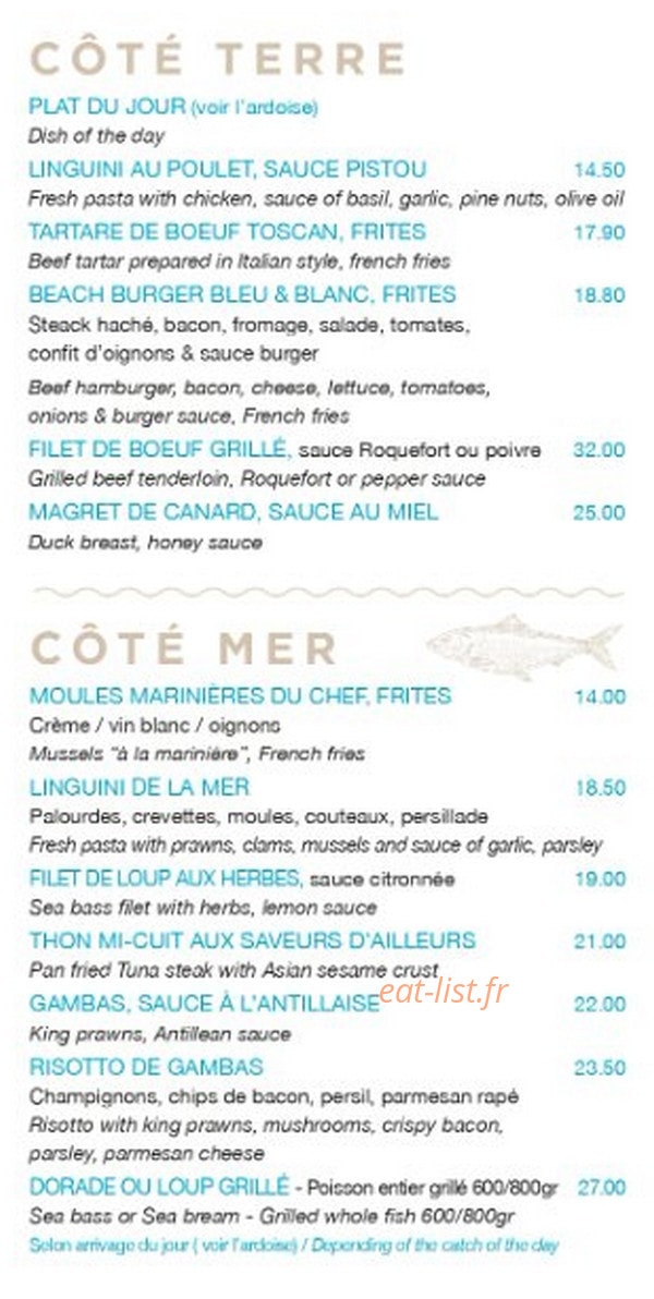 Bleu & Blanc — carte page 4