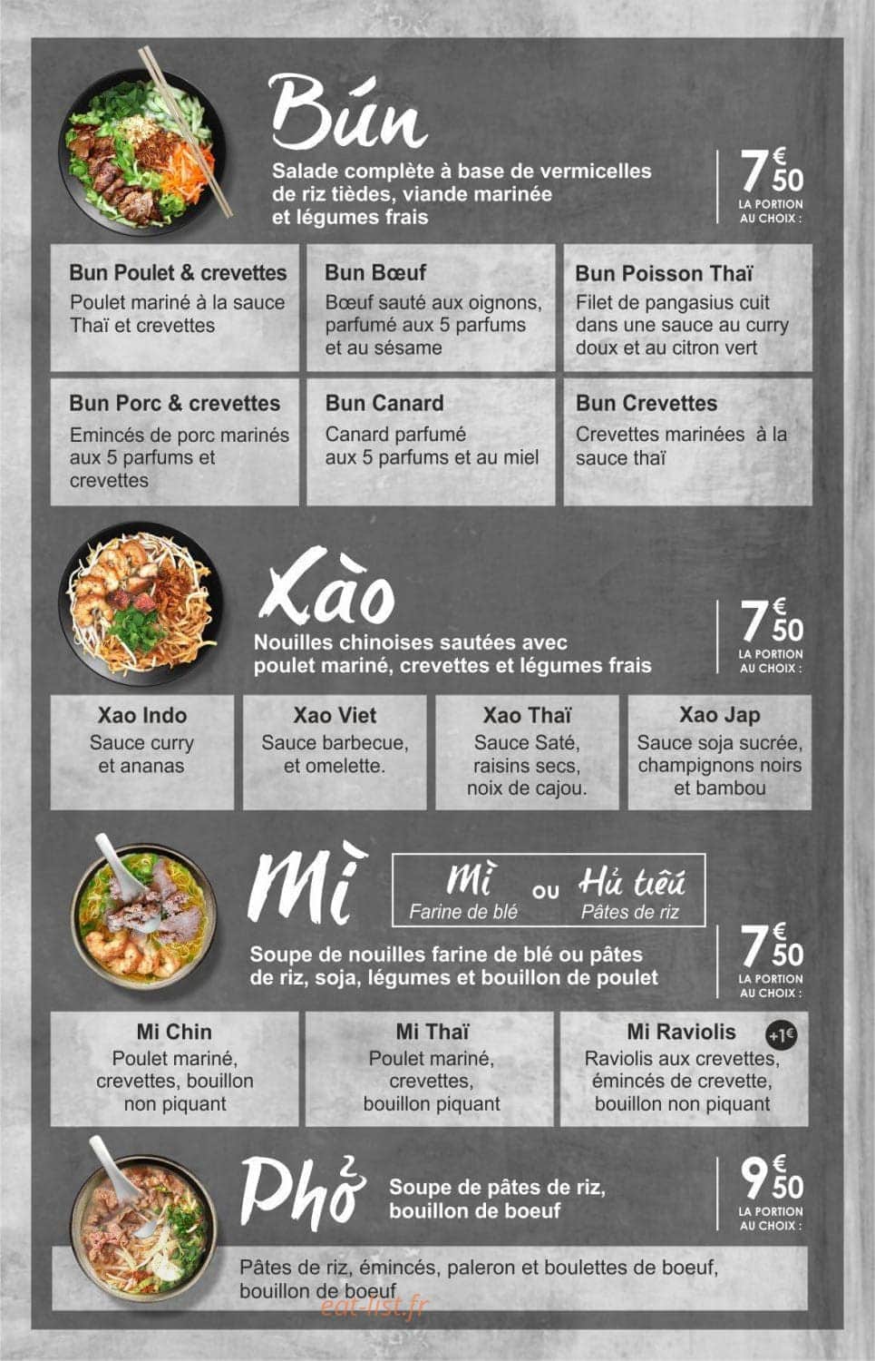 Bouddha Gourmand — carte page 6