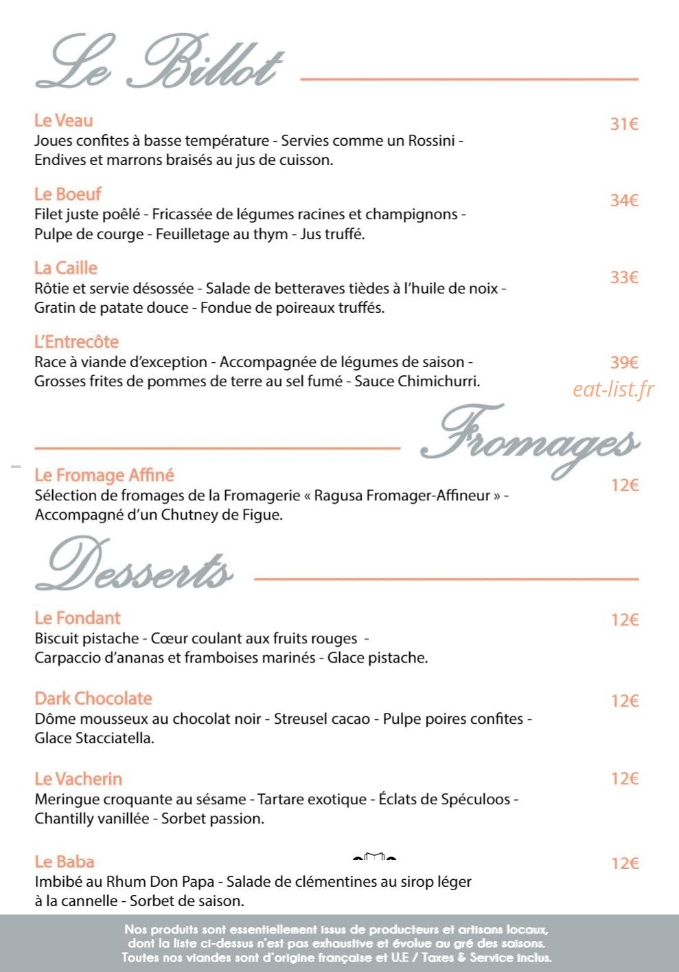 Clos Des Roses — carte page 3