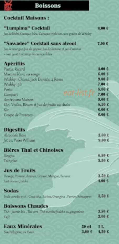 Deli'Phuket — carte page 5