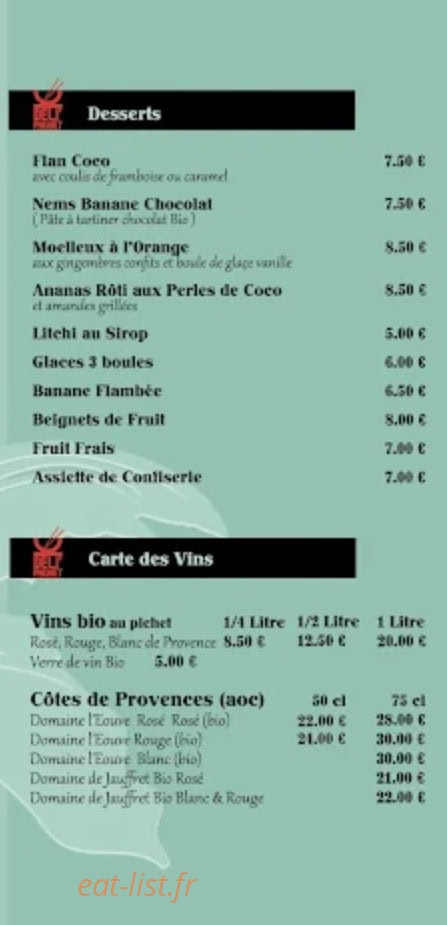 Deli'Phuket — carte page 4