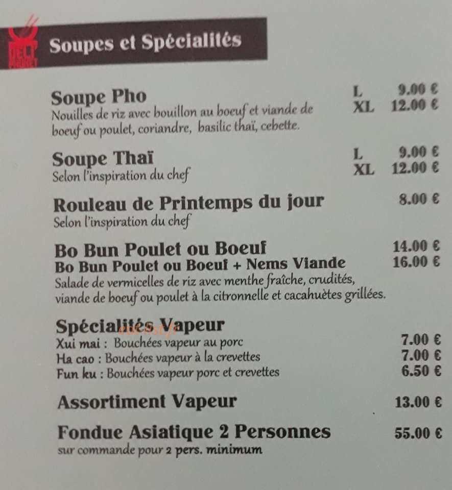 Deli'Phuket — carte page 2