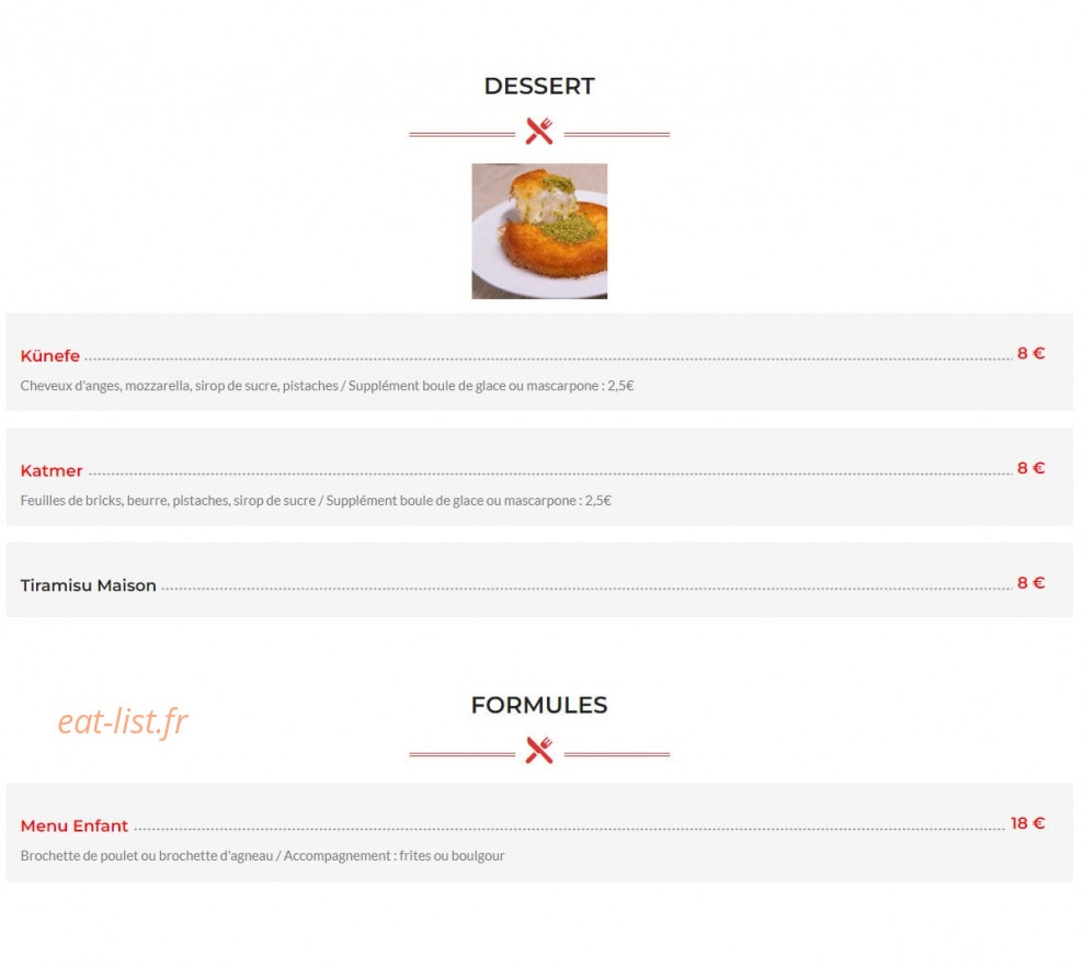 Dodan Grill — carte page 4