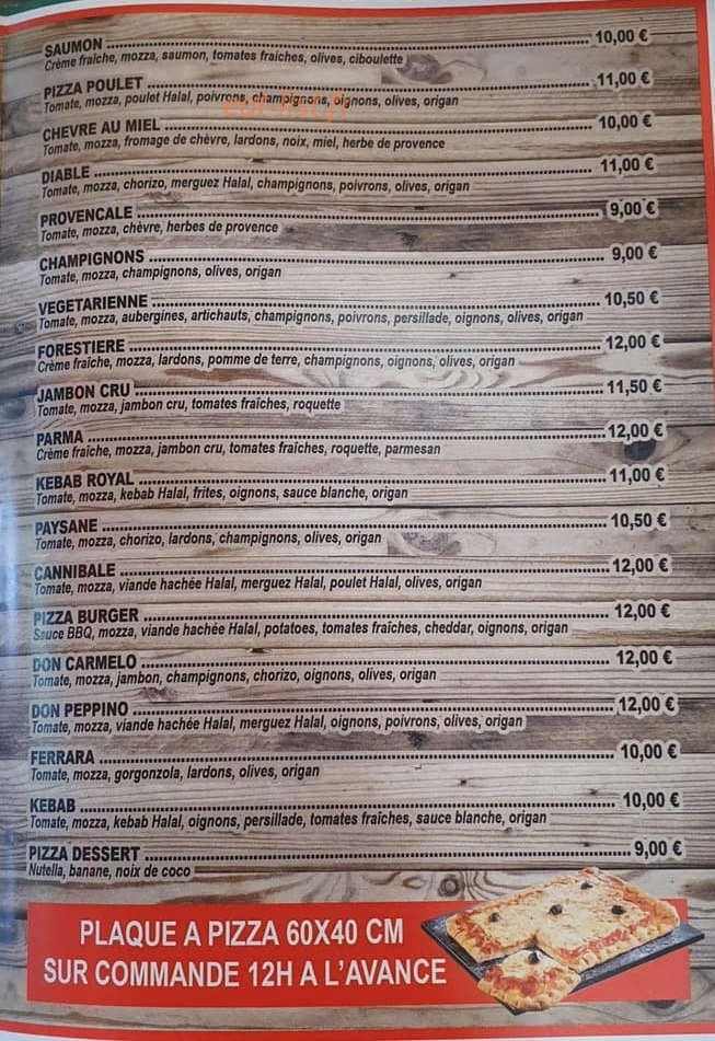 Don Pizza chez Ferrara — carte page 4