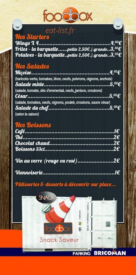 Foodbox — carte page 3