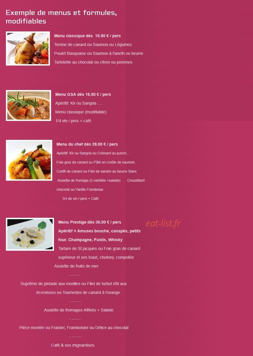 GOUPIL Gourmet — carte page 2