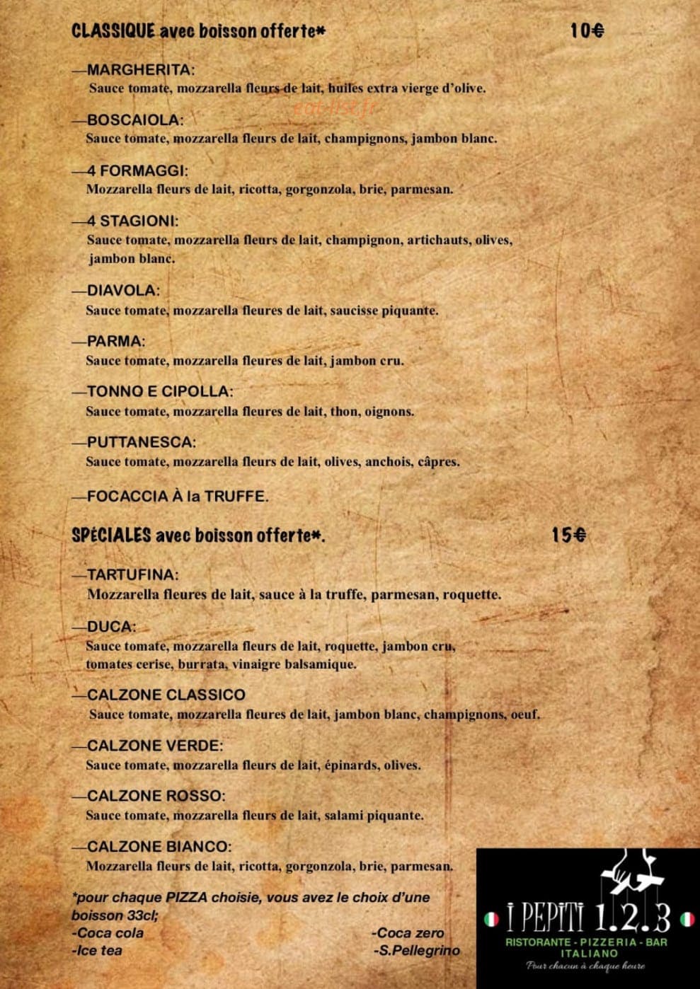 I Pepiti — carte page 1