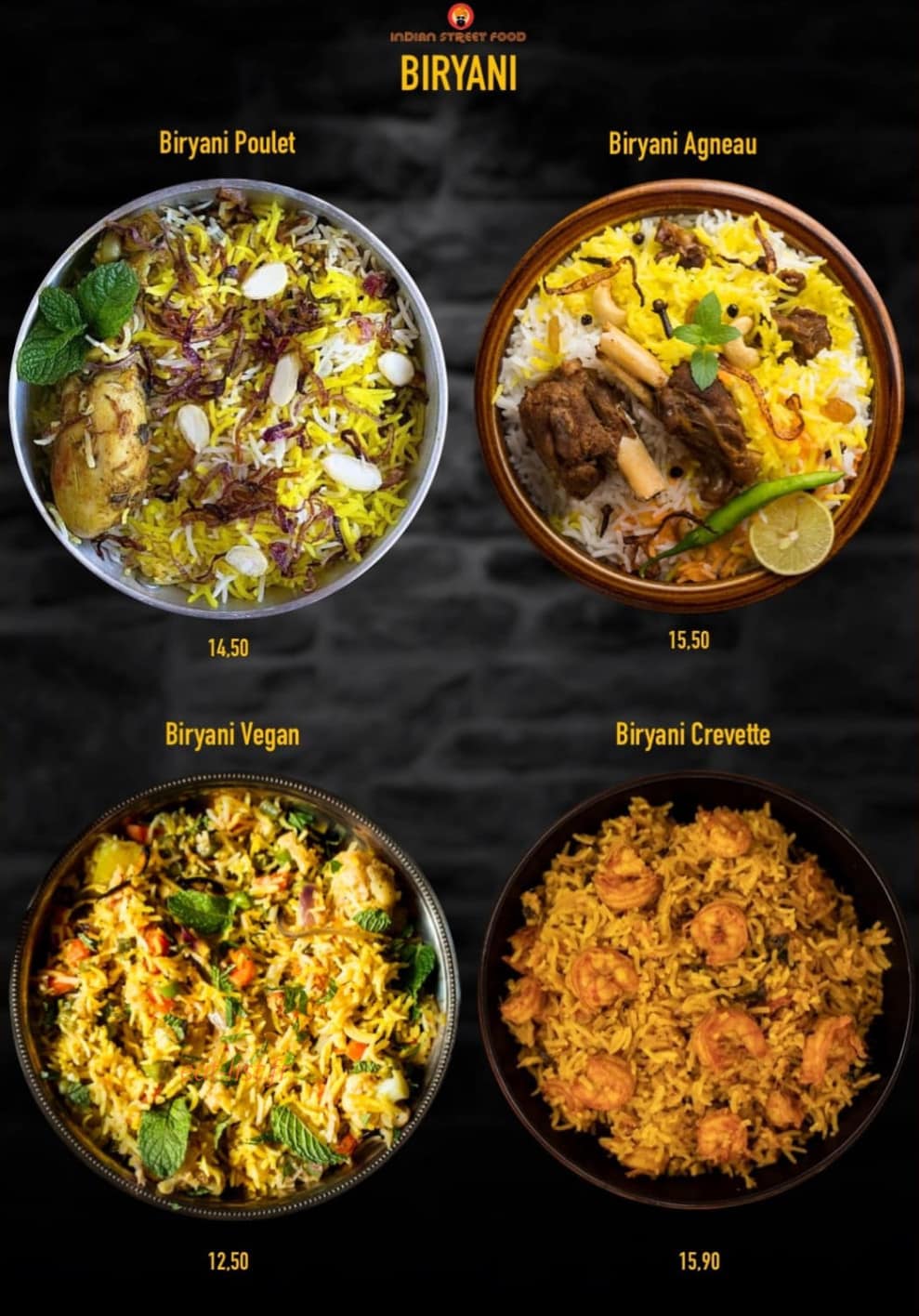 Indian street Food — carte page 5